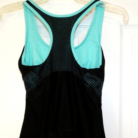 Avia Top Black Built in Bra Yoga Jogging Workout Activewear Womens S - Picture 2 of 9